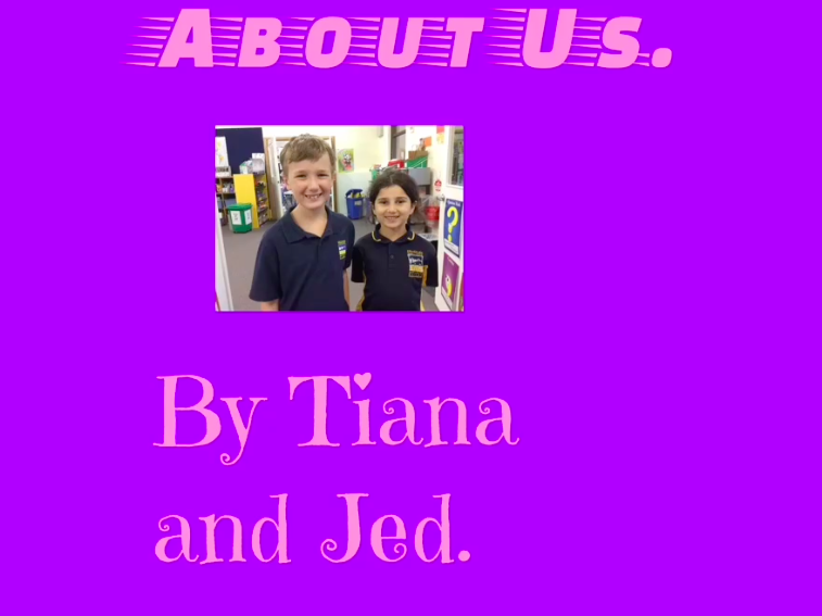 All About Us Book Creator Slideshows