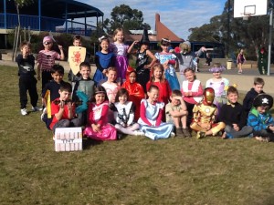 Dressed and ready for the Book Week parade Ms Tammy’ year one students took a moment to get a class photograph.